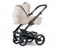 Комбинирана количка с обръщаща се седалка за новородени бебета и деца до 22кг с черно шаси, черна дръжка, кош за новородено и седалка със сенник Mutsy Nio Black, Cosmic Sand MT.0550.007 thumb 2