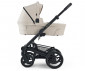 Комбинирана количка с обръщаща се седалка за новородени бебета и деца до 22кг с черно шаси, черна дръжка, кош за новородено и седалка със сенник Mutsy Nio Black, Cosmic Sand MT.0550.007 thumb 3