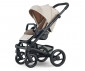 Комбинирана количка с обръщаща се седалка за новородени бебета и деца до 22кг с черно шаси, черна дръжка, кош за новородено и седалка със сенник Mutsy Nio Black, Cosmic Sand MT.0550.007 thumb 5