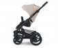Комбинирана количка с обръщаща се седалка за новородени бебета и деца до 22кг с черно шаси, черна дръжка, кош за новородено и седалка със сенник Mutsy Nio Black, Cosmic Sand MT.0550.007 thumb 6