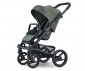 Комбинирана количка с обръщаща се седалка за новородени бебета и деца до 22кг с черно шаси, дръжка, кош за новородено и седалка със сенник Mutsy Nio Black, Sea Green MT.0550.008 thumb 4