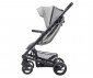 Сгъваема и преносима лятна бебешка количка за новородени с черно шаси, черна дръжка, черни колела и седалка със сенник Mutsy Nexo Black, Concrete Melange MT.0600.004 thumb 2