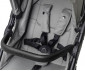 Сгъваема и преносима лятна бебешка количка за новородени с черно шаси, черна дръжка, черни колела и седалка със сенник Mutsy Nexo Black, Concrete Melange MT.0600.004 thumb 3