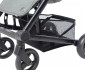 Сгъваема и преносима лятна бебешка количка за новородени с черно шаси, черна дръжка, черни колела и седалка със сенник Mutsy Nexo Black, Concrete Melange MT.0600.004 thumb 4