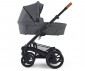 Комбинирана количка с обръщаща се седалка за новородени бебета и деца до 22кг с черно шаси, светлокафява дръжка, кош за новородено и седалка със сенник Mutsy Nio, North Grey MT.0550.003 thumb 3