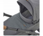 Комбинирана количка с обръщаща се седалка за новородени бебета и деца до 22кг с черно шаси, светлокафява дръжка, кош за новородено и седалка със сенник Mutsy Nio, North Grey MT.0550.003 thumb 5