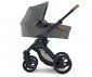 Комбинирана количка с обръщаща се седалка за новородени бебета и деца до 22кг с черно шаси, светлокафява дръжка, кош за новородено и седалка със сенник Mutsy Evo, Discovery Moss MT.0750.002 thumb 2