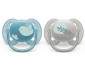 Ортодонтични залъгалки Philips-Avent Ultra Soft, 2 броя, със стерилизираща кутийка, момче, пиле/перо, 6-18 м 00A.0515.011 thumb 2