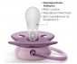 Ортодонтични залъгалки Philips-Avent Ultra Soft, 2 броя, със стерилизираща кутийка, момиче, куче/цвете, 6-18 м 00A.0515.012 thumb 6