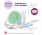 Ортодонтични залъгалки Philips-Avent Ultra Air Night, 2 броя, със стерилизираща кутийка, звезда/ dreams, 6-18 м 00A.0519.008 thumb 5