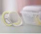 Ортодонтични залъгалки Philips-Avent Ultra Air, 2 броя, със стерилизираща кутийка, неутрални, 0-6 м 00A.0524.001 thumb 8