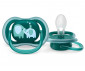Ортодонтска залъгалка Philips-Avent Ultra Air, 2 броя, със стерилизираща кутийка, слонове/Hello, сини, 18м+ 00A.0519.005 thumb 3