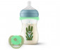 Комплект за бебета пластмасово шише Natural Response 3.0 със силиконов биберон среден поток, 260 мл и силиконова залъгалка Ultra Soft 0-6 м 00A.0676.001 thumb 3