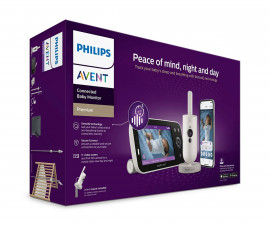 Дигитален видеофон с обхват 400 метра на открито Philips-Avent Premium Connected и технология Sense IQ 00A.0627.001