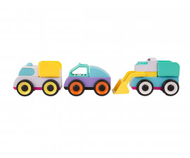 Активна играчка превозни средства миксирай и сглобявай Playgro, 12-36м PG.0722
