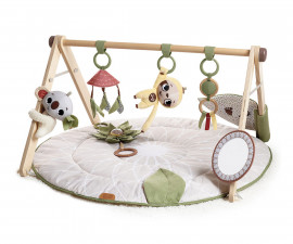 Килимче за игра за гимнастика с дървена арка с висящи играчки Tiny Love Luxe Gymini Boho Chic, 0м+ TL.0124.001