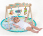 Постелка за активна гимнастика и игра за бебета и деца с дървена арка Playgro Fauna Friends, 0м+ PG.0616 thumb 9