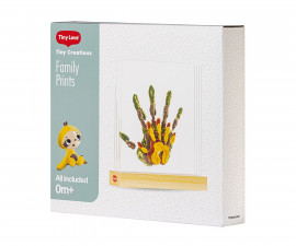 Комплект за отпечатъци на бебе Tiny Love - Семеен Отпечатък с боички Tiny Creations (пластове), 0м+ TL.1004.001