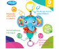 Висяща музикална играчка за количка и легло Playgro слонче, синя, 0м+ PG.0451 thumb 3