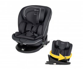 Столче за кола за новородено бебе с тегло до 36кг. с въртяща се функция Safety 1st Saturn 360°, i-Size 40-150 см, Isofix, черно SF.1000