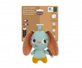 Играчка за закачане на количка за бебета и деца Еко Tiny Love заек Garden of Adventures, 0м+ TL.0661.001