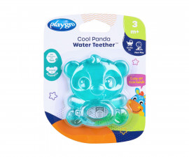 Силиконова гризалка с вода панда Playgro, тюркоаз, 3м+ PG.0359