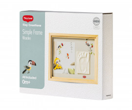 Дървена рамка за отпечатък и снимка на бебе Tiny Love Pure Frame Tiny Creations, 0м+ TL.1006.001