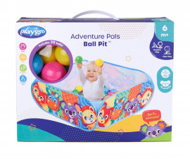 Басейн за игра за бебета и деца приключение с 30 топки Playgro, 6м+ PG.0618