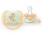 Ортодонтска залъгалка Philips-Avent Ultra Soft Night, 2 броя, със стерилизираща кутийка, луна/сова, момиче, 0-6м 00A.0686.001 thumb 3