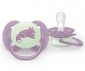 Ортодонтска залъгалка Philips-Avent Ultra Soft Night, 2 броя, със стерилизираща кутийка, пастелни, момиче, 6-18м 00A.0688.001 thumb 3