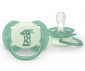 Ортодонтска залъгалка Philips-Avent Ultra Soft Night, 2 броя, със стерилизираща кутийка, пастелни, момиче, 6-18м 00A.0688.001 thumb 4