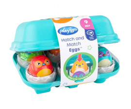 Детска образователна активна играчка яйца излюпи и подреди Playgro, 9м+ PG.0732