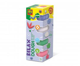SES - Мек пластелин - Relax (4x90гр) - 00514 , Play dough