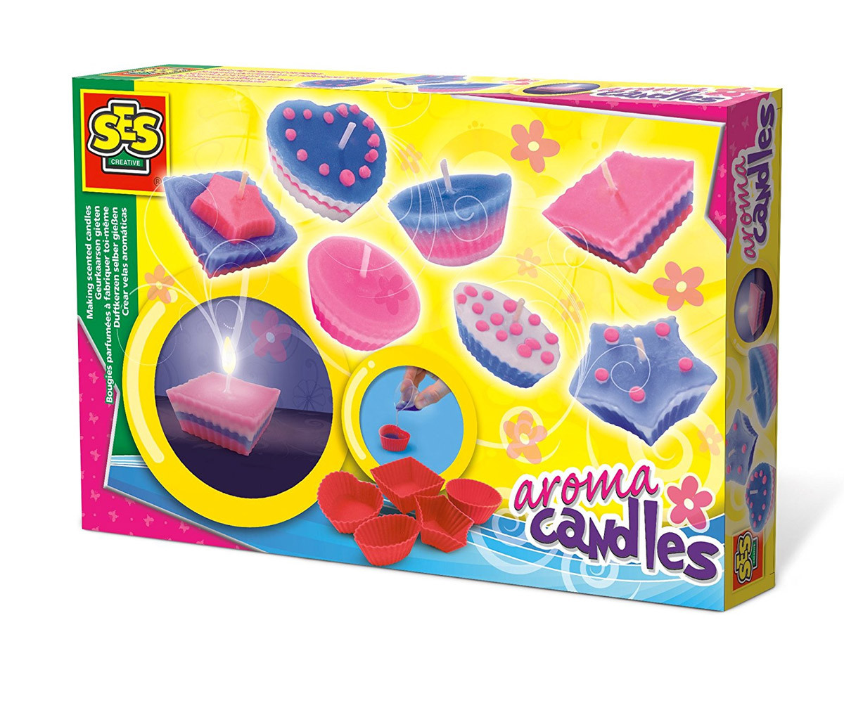SES - Комплект за ароматни свещи - 14925 Hobby Girls
