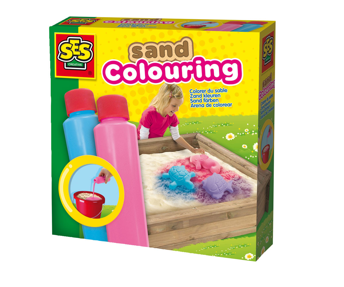 SES - Боя за оцветяване на пясък, синя и розова - 2211 Outdoor