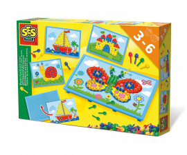 SES - Дъска за мозайка с карти - 14898 Hobby