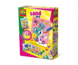 SES - Изкуство с цветен пясък: Горски животни - 14136, Hobby
