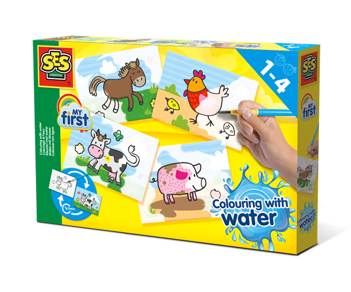 SES - Оцвети с вода животните от фермата - 14455 Hobby