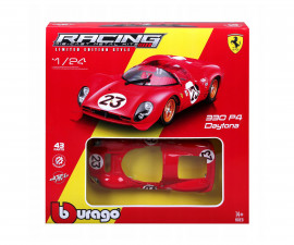 Bburago 18/26584 - 1/24 Ferrari Racing Model Kit - 330 P4 Daytona (1967)