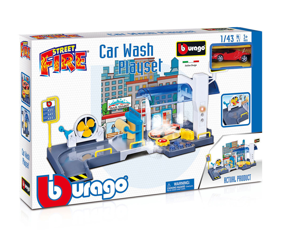 Коли, камиони, комплекти;Забавни играчки Bburago Street Fire 1:43 18-30406