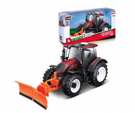 Bburago 18/44084 - 1/32 Valtra N174 with Snow Plough
