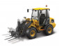 Bburago 18-32090 - Volvo L25 compact wheel loader with fork thumb 3