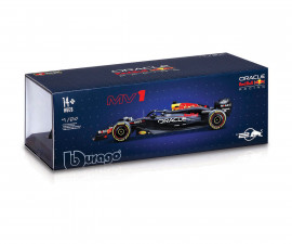 Bburago 18/28056 - 1:24 F1 Oracle Red Bull RB20 with helmet 1 Max Verstappen