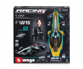 Bburago 18/28514 - 1/24 F1 KIT Mercedes-AMG Team W15 (#63) George Russel