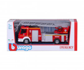 Bburago 18/32018 - Emergency Force 1/50 M-B Atego Fire Truck