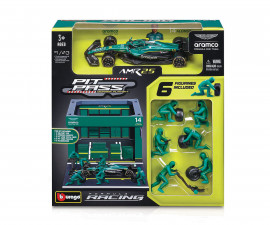 Bburago 18/38460 (#14) - 1:43 F1 Pit Pass - Aston Martin AMR25 (#14)