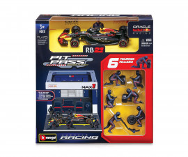 Bburago 18/38459 (#1) - 1:43 F1 Pit Pass - Red Bull RB21 (#1) Max Verstappen