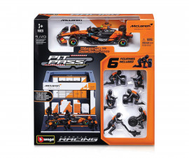 Bburago 18/38457 (#4) - 1:43 F1 Pit Pass - McLaren MCL39 (#4) Lando Norris