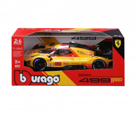 Bburago 18/26313 - 1/24 Ferrari 499P LMH in Yellow with #83 (2024 Le Mans Livery)
