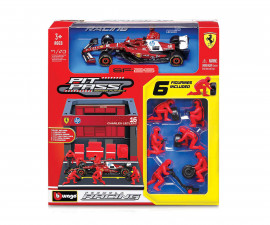 Bburago 18/36865 (#16) - 1:43 F1 Pit Pass - Ferrari SF25 (#16)